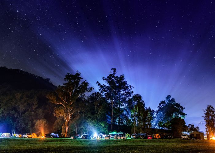 Camping with the family, Glenworth Valley