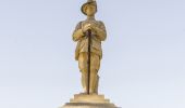 The Balranald War Memorial Monument dedicated to those who have served in conflicts where Australia has been involved