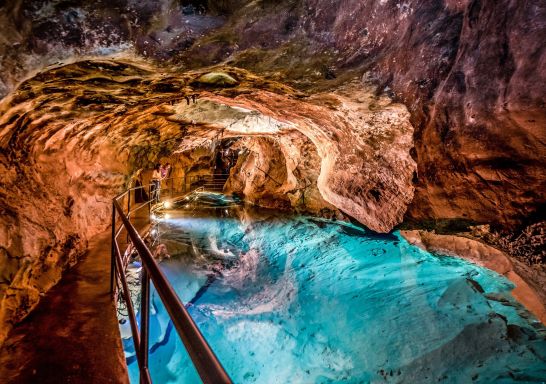 The Pool of Reflections in the River Cave, within the iconic Jenolan Caves - Credit: Timeless Creations - Jenolan Caves Reserve Trust